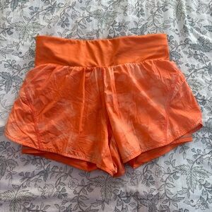 Fabletics Women's Orange Athletic Shorts